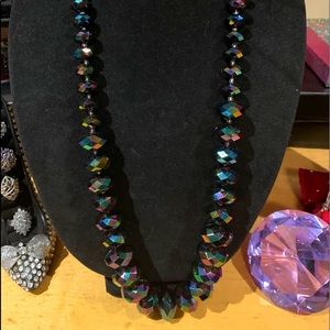 Bold graduated beaded necklace